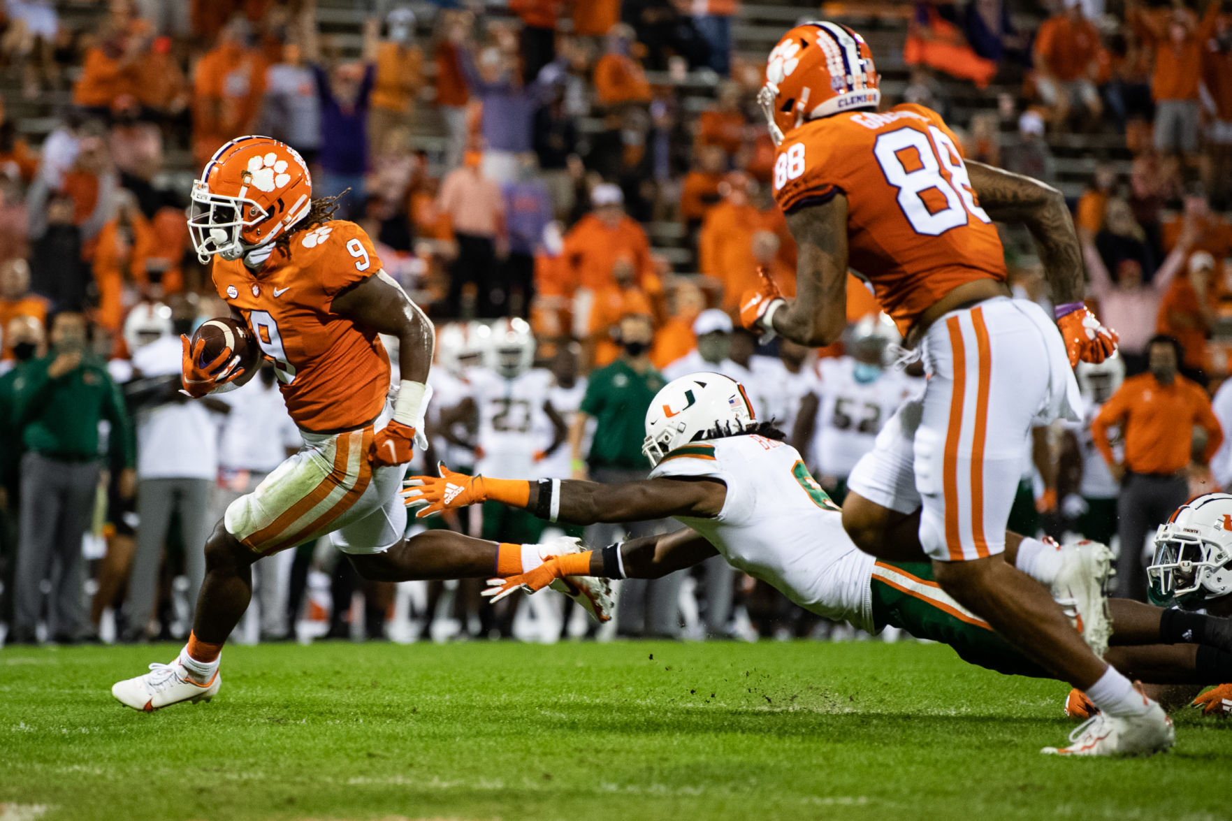 NCAA Football: Miami at Clemson